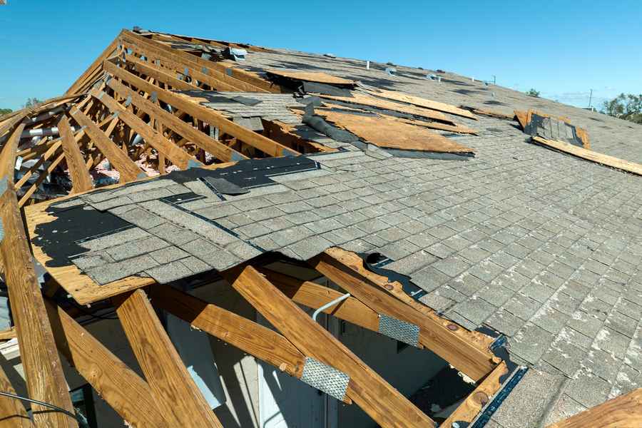 roof damage, storm damage, Houston